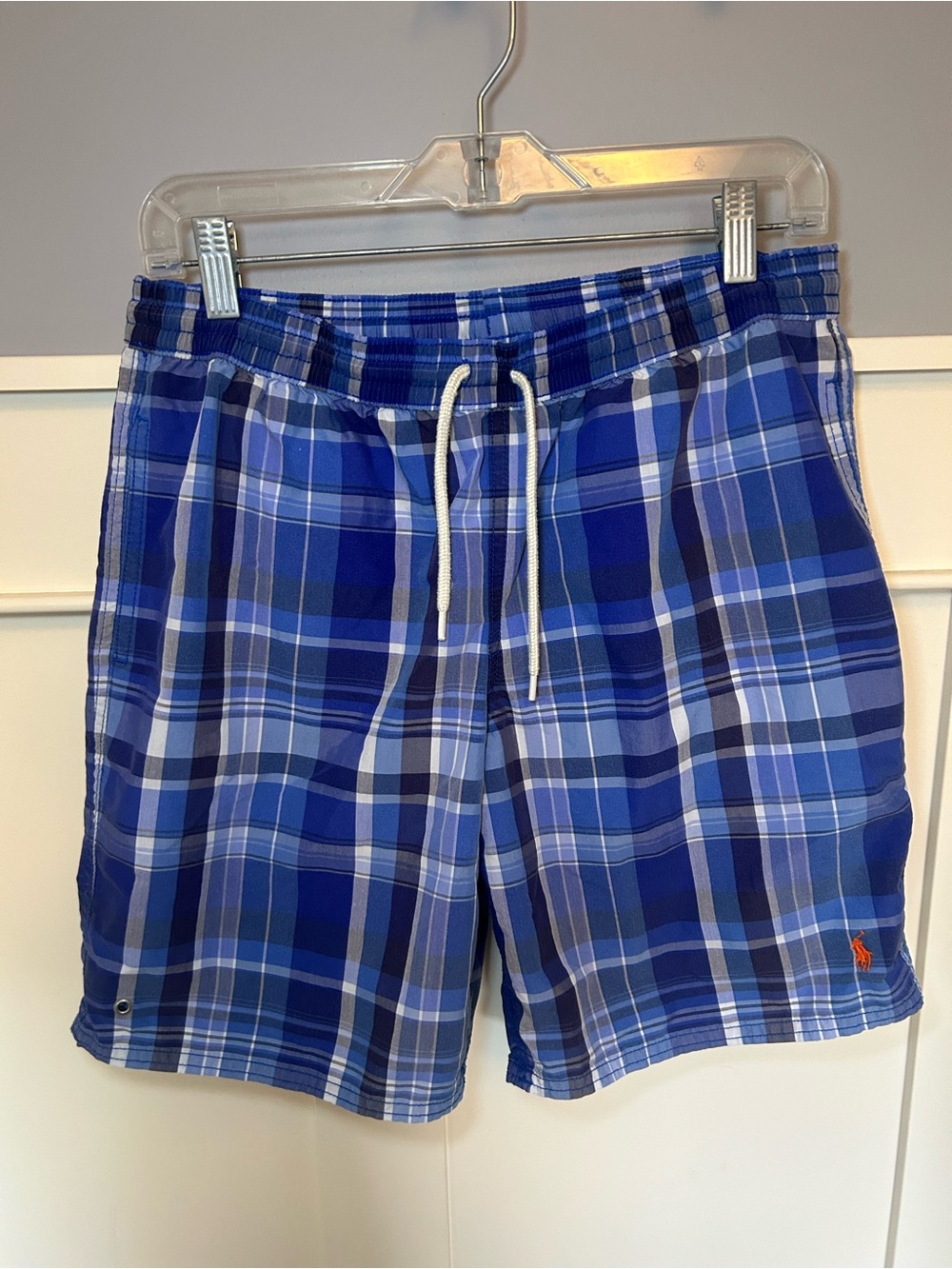 Vintage Polo Ralph Lauren plaid active / swim shorts